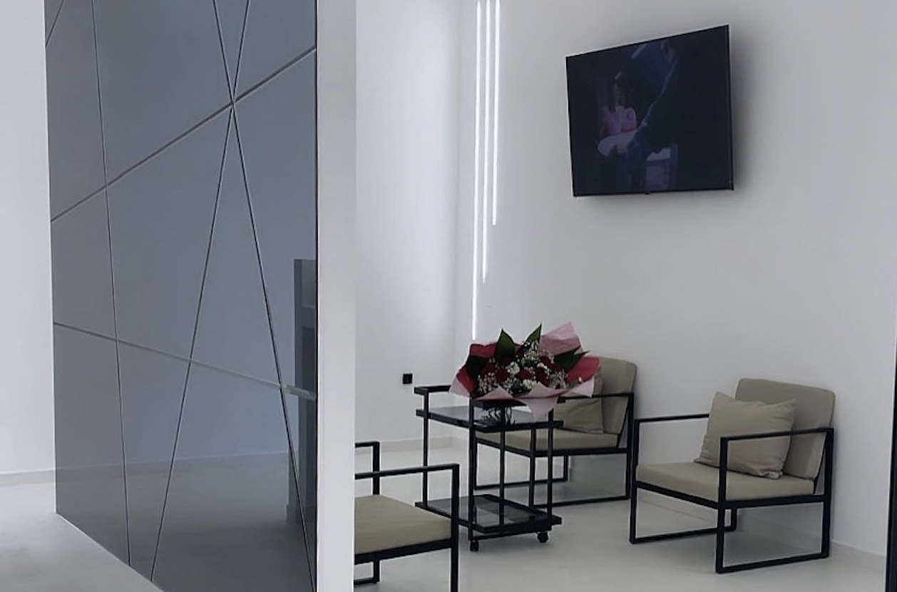 Lounge mit Blumen